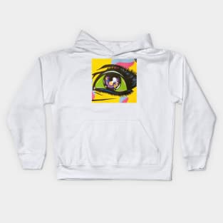 Colorful Comic Eye Kids Hoodie